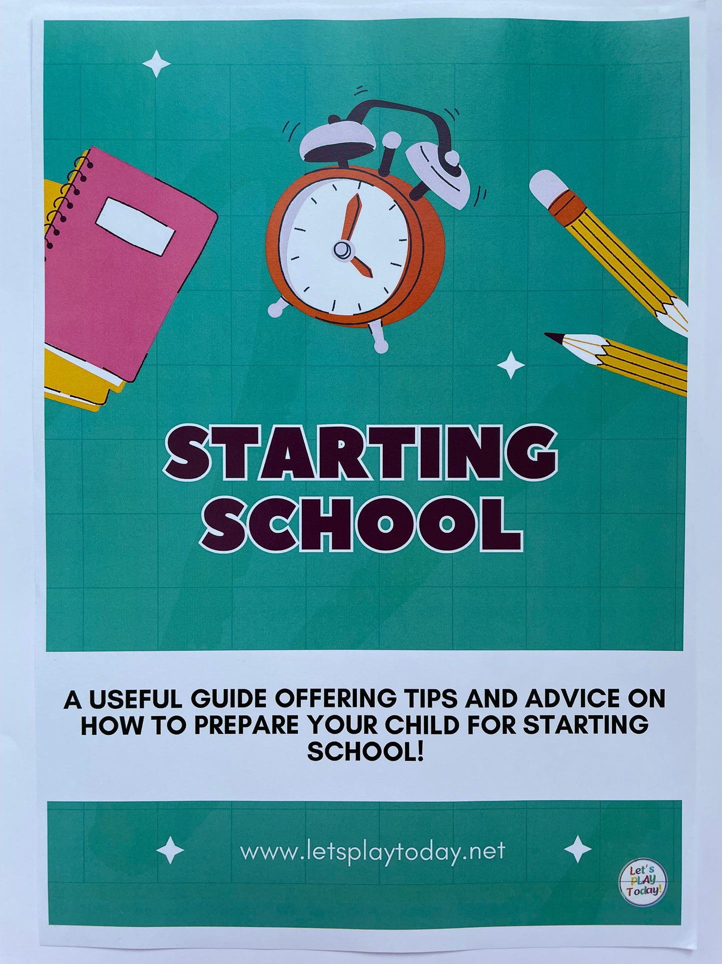 Starting School Booklet