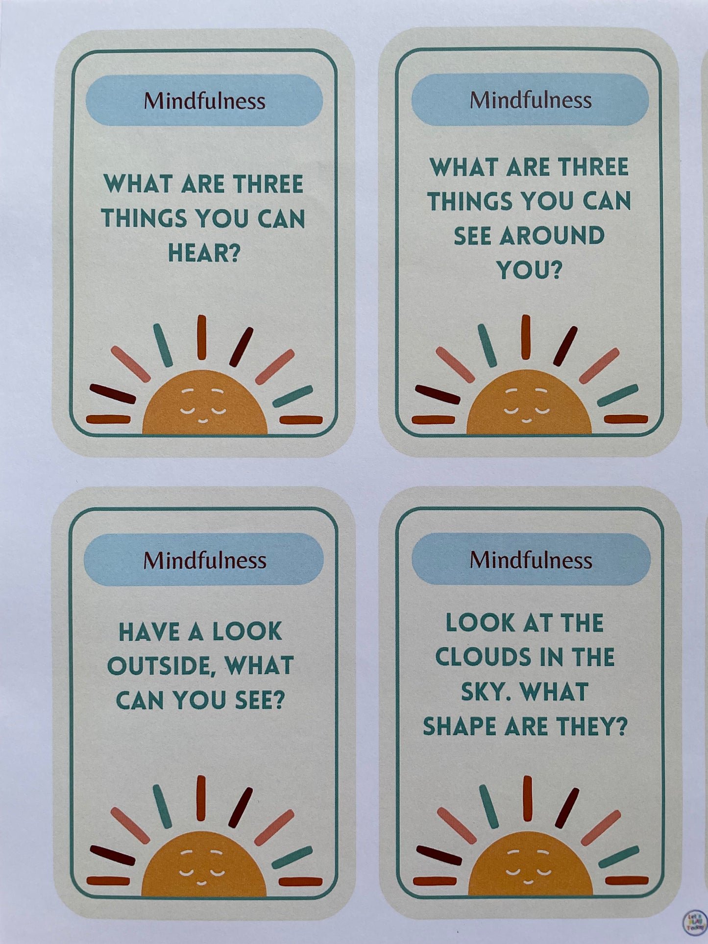 Mindfulness Cards